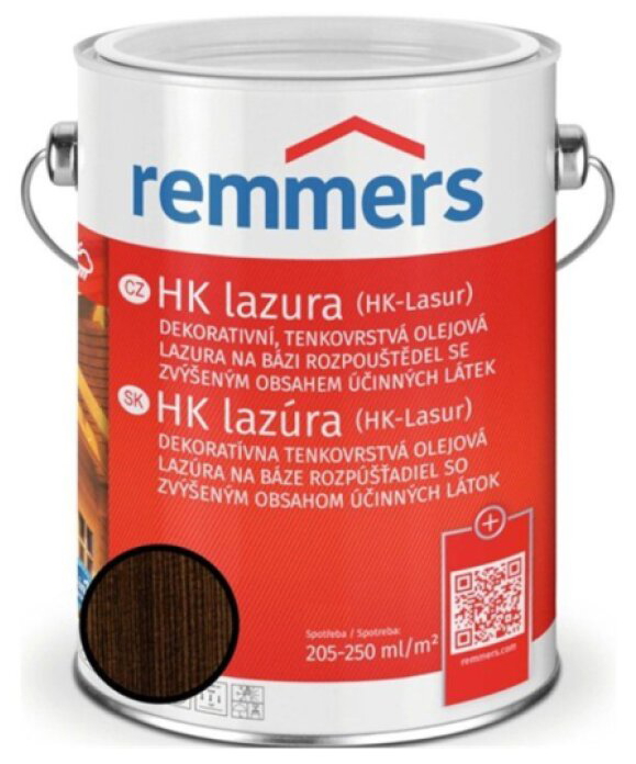 Lazura tenkovrstvá Remmers HK lazura palisander 5 l