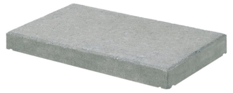 Deska zákrytová BEST I rovná přírodní (300×500×60mm)