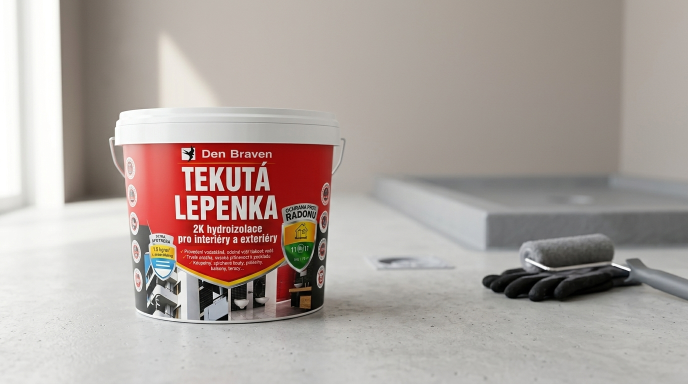 Tekutá lepenka Den Braven 2K hydroizolace 21 kg
