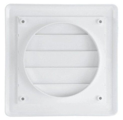 Mřížka větrací gravitační HACO VM G 150×150/100 mm bílá