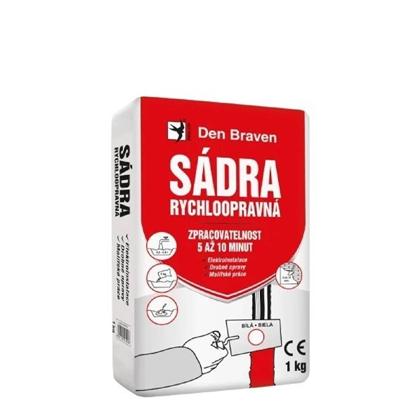Sádra rychloopravná Den Braven 5 kg