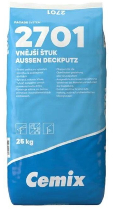 Štuk vnější Cemix 2701 – 25kg