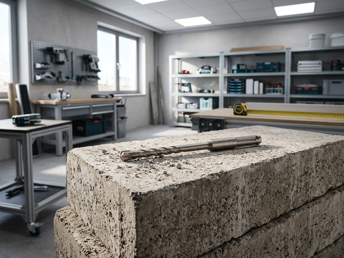 Vrták SDS + s vidiovým křížovým hrotem pro zdivo a beton 6 x 110 mm