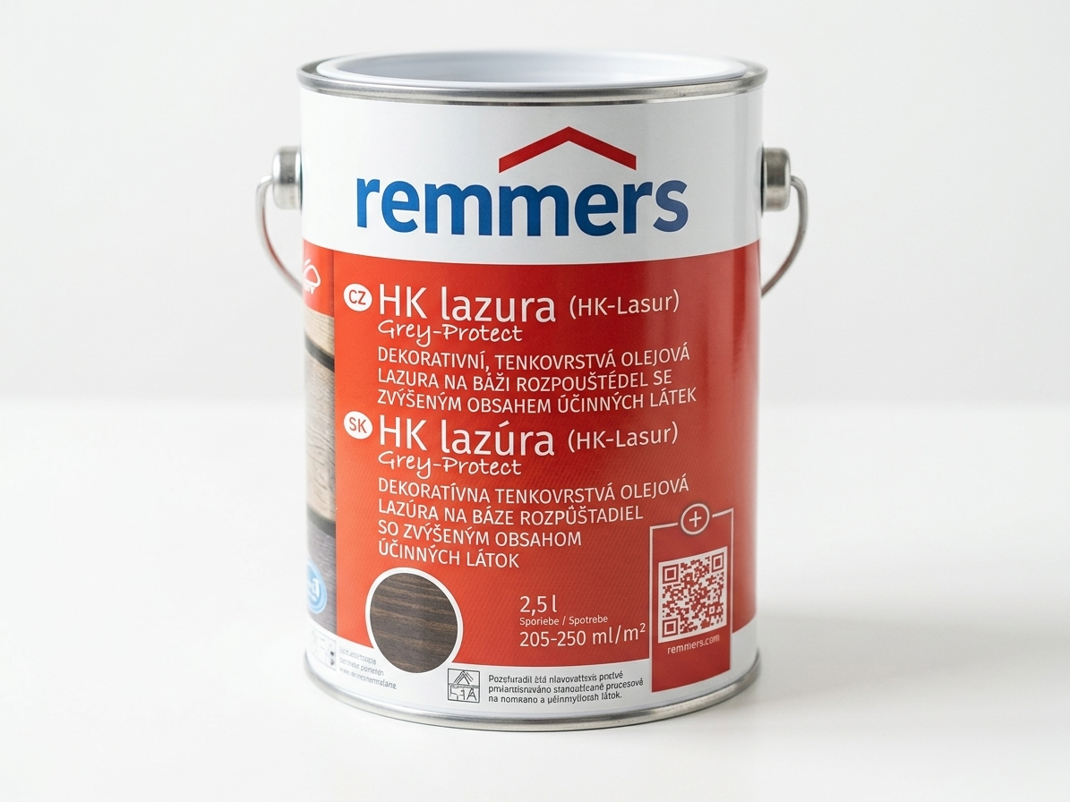 Lazura tenkovrstvá HK Lazura Grey Protect antracitová 5 l