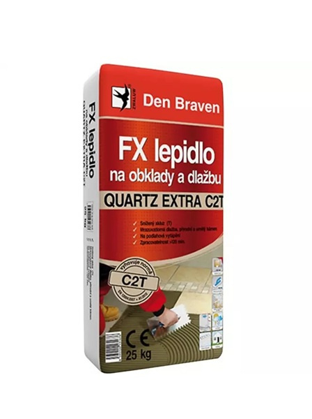 Lepidlo na obklady a dlažbu FX QUARTZ EXTRA C2T 25 kg