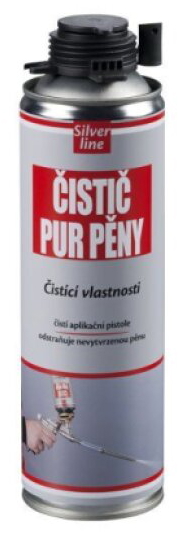 Čistič PUR pěny Silver Line 500ml