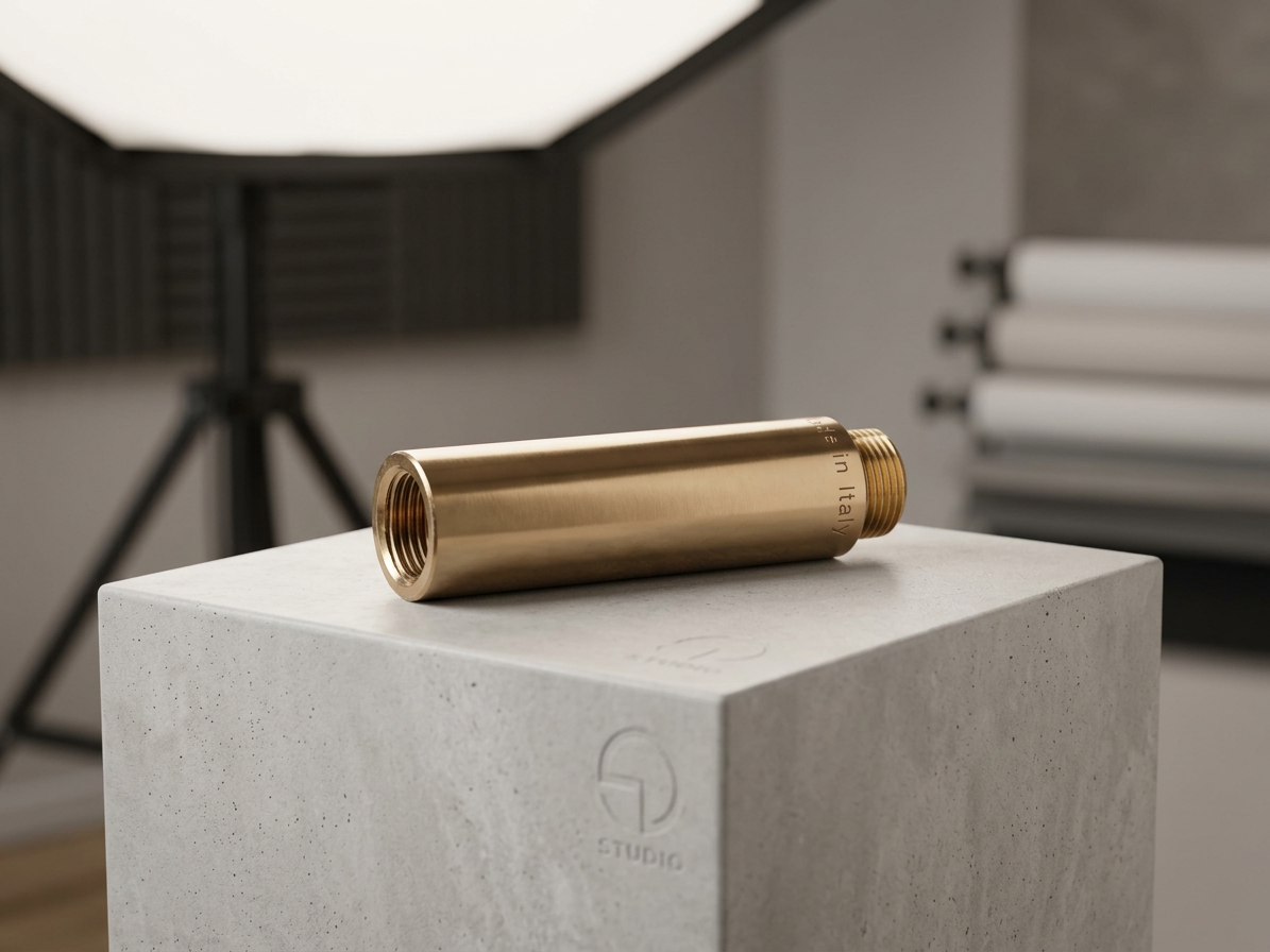 Prodloužení mosazné lesklé 3/4"×40 mm MF