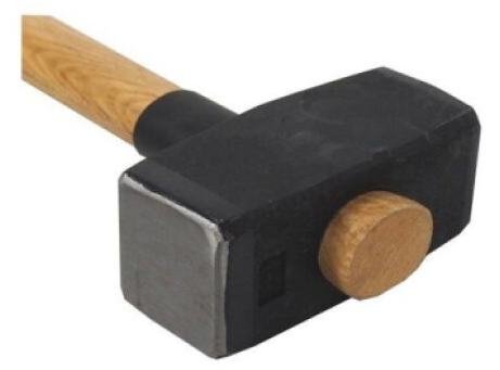 Palice oboustranná s dřevěnou násadou 1,5 kg