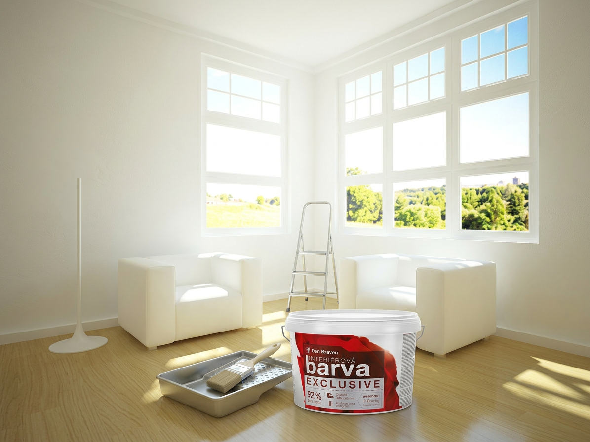 Barva interiérová bílá EXCLUSIVE Den Braven 15 kg
