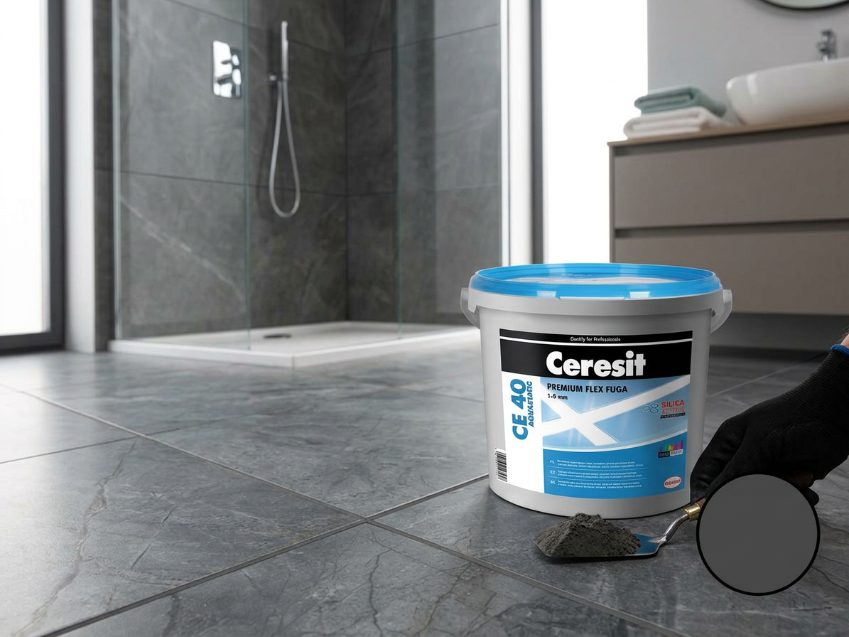 Hmota spárovací Ceresit CE 40 Aquastatic graphite 2 kg
