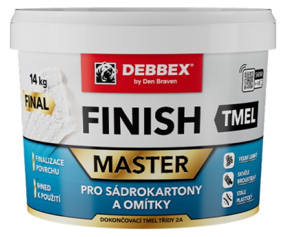Den Braven Tmel pro sádrokartony a omítky FINISH 14 kg