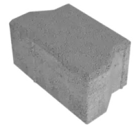 Dlažba DITON Íčko 60 mm půlka přírodní