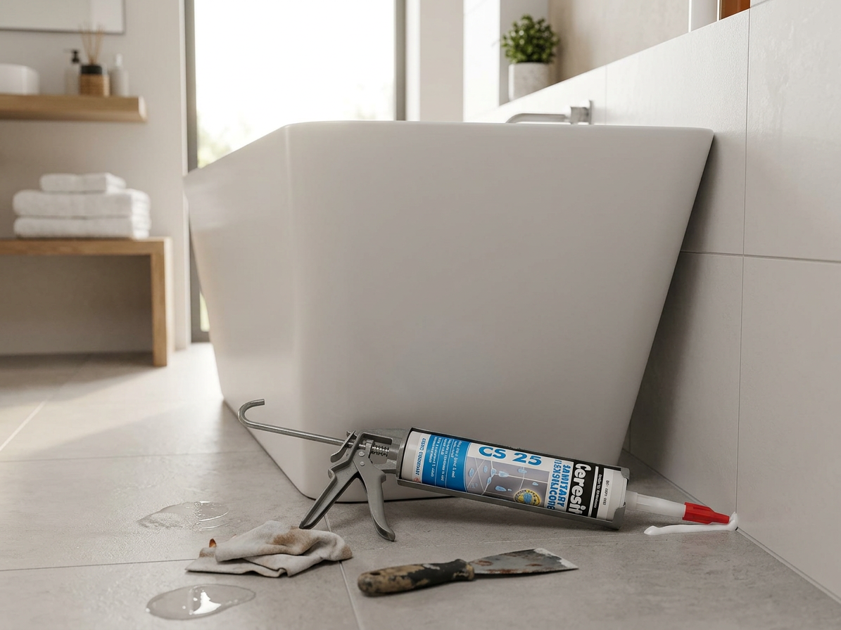 Silikon sanitární CERESIT CS 25 bílý 280 ml