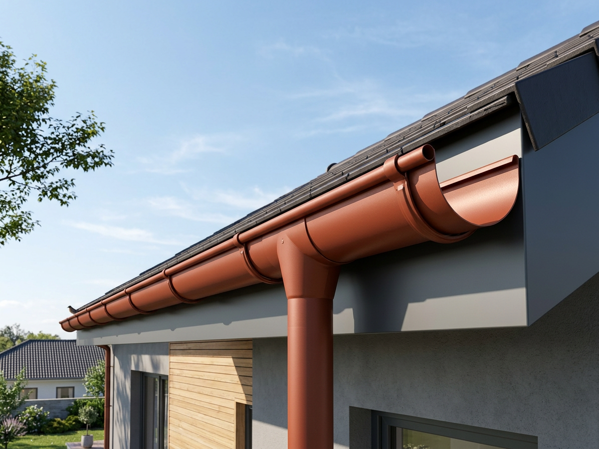 Žlab Robust 330/4m RAL 8004 cihlově červená