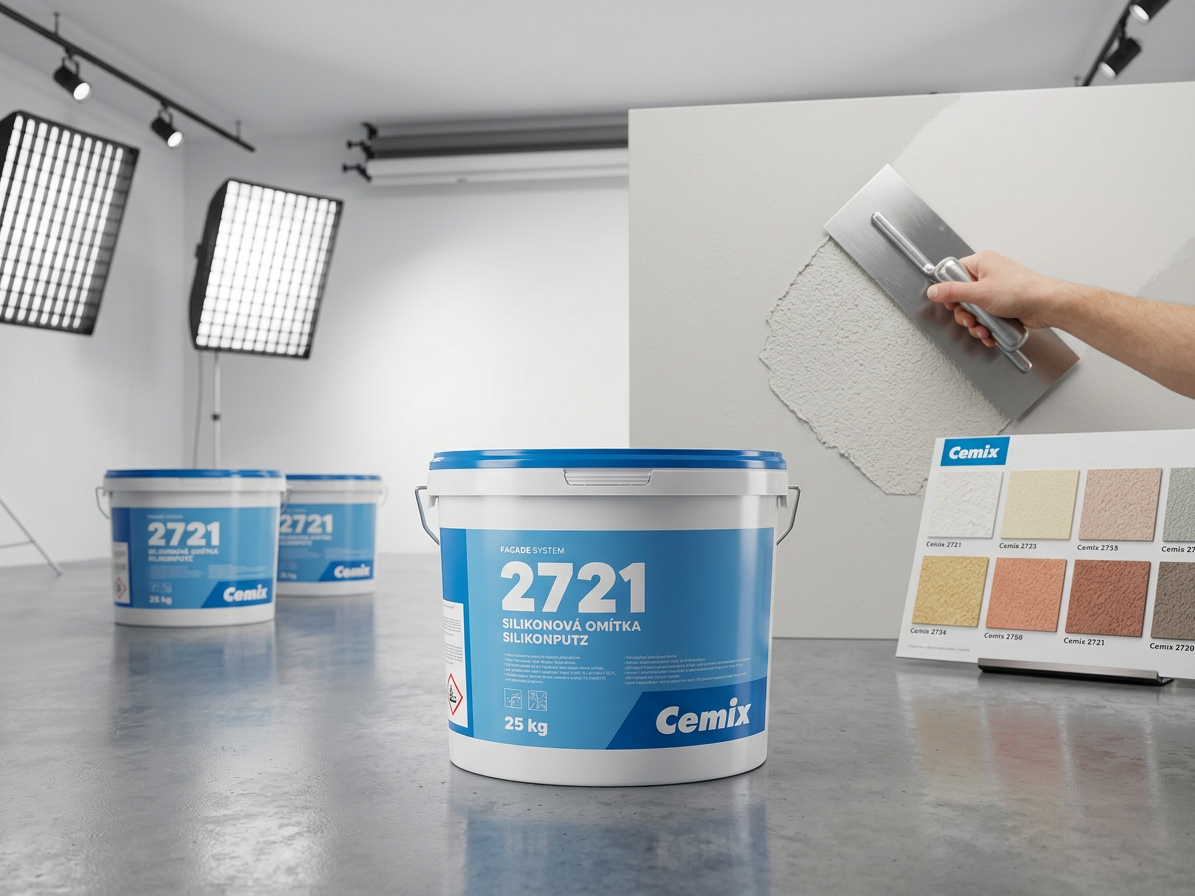 Omítka silikon Cemix 2721 - 25 kg zatíraná 1,5 mm