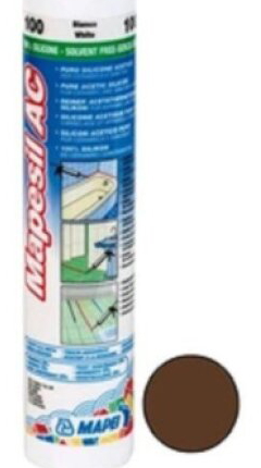 Tmel silikonový Mapei Mapesil AC 142 hnědá 310 ml