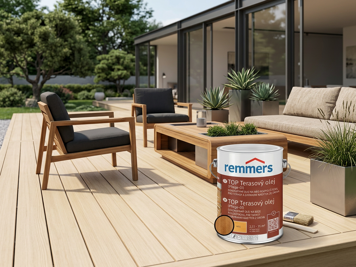 Olej terasový Remmers TOP teak 2,5 l