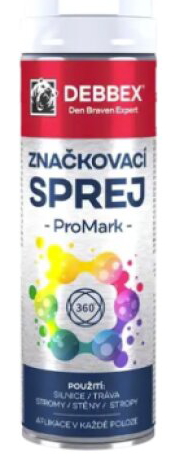 Značkovací sprej PRO MARK bílá 500ml