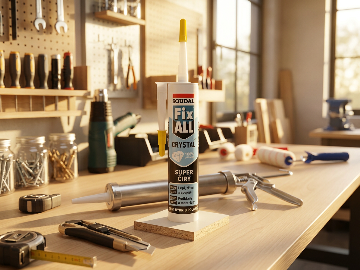 Tmel lepicí Soudal FIX ALL CRYSTAL 290 ml