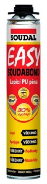 Pěna lepicí Soudal SOUDABOND EASY pistolová 750 ml
