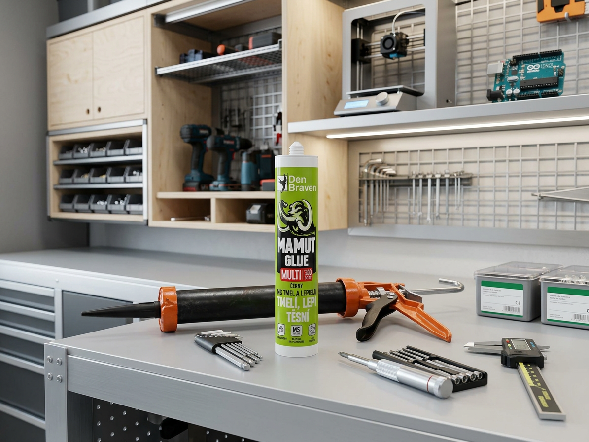 Lepidlo Den Braven MAMUT GLUE Multi černý 290 ml