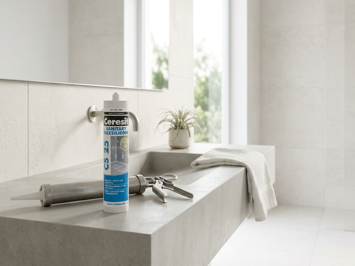 Tmel silikonový sanitární Ceresit CS 25 manhattan 280 ml
