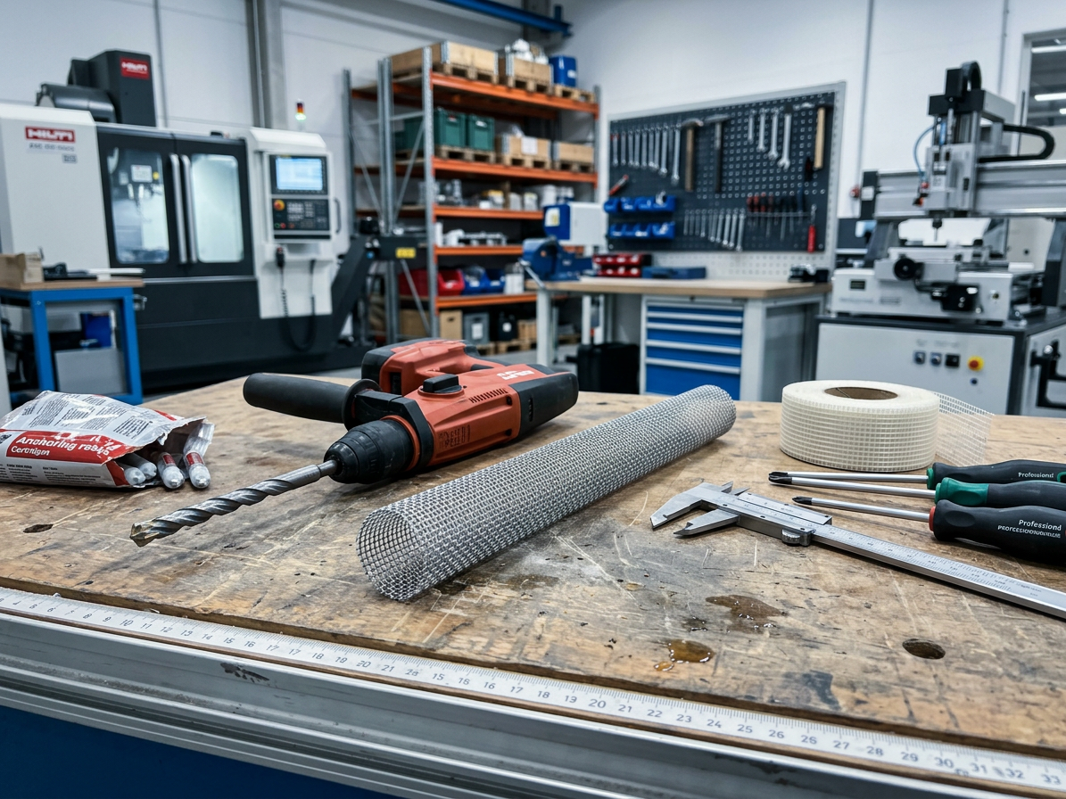 Kovová sítka pro kotvení do dutých materiálů 20 × 1000 mm