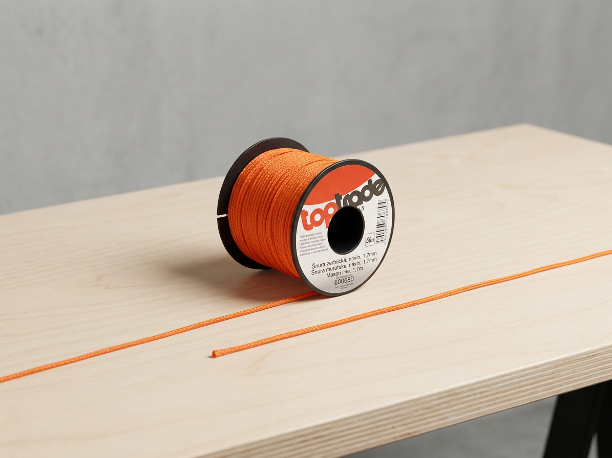 Šňůra zednická PE 1,7 mm/50 m oranžová
