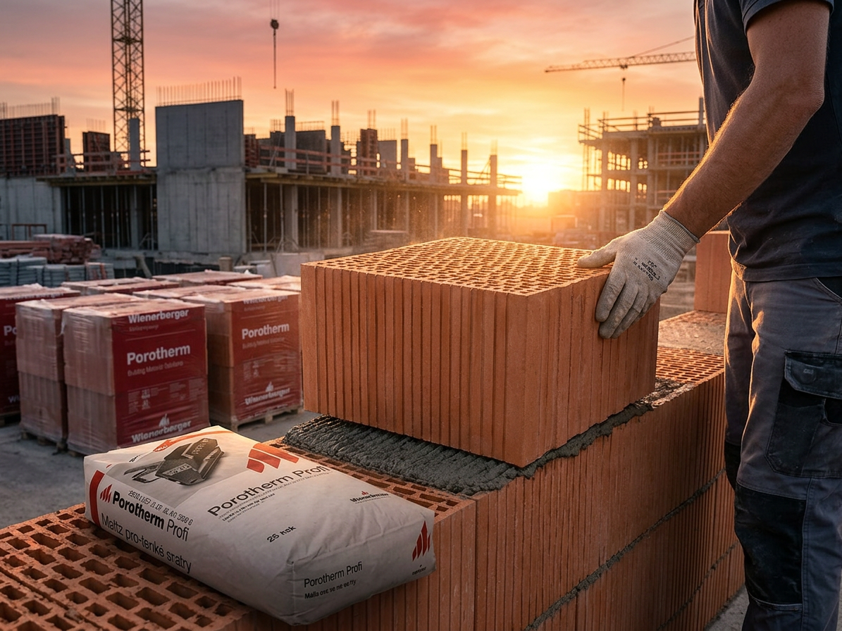 Cihla Porotherm Profi P10 - broušená/440×248×249 mm