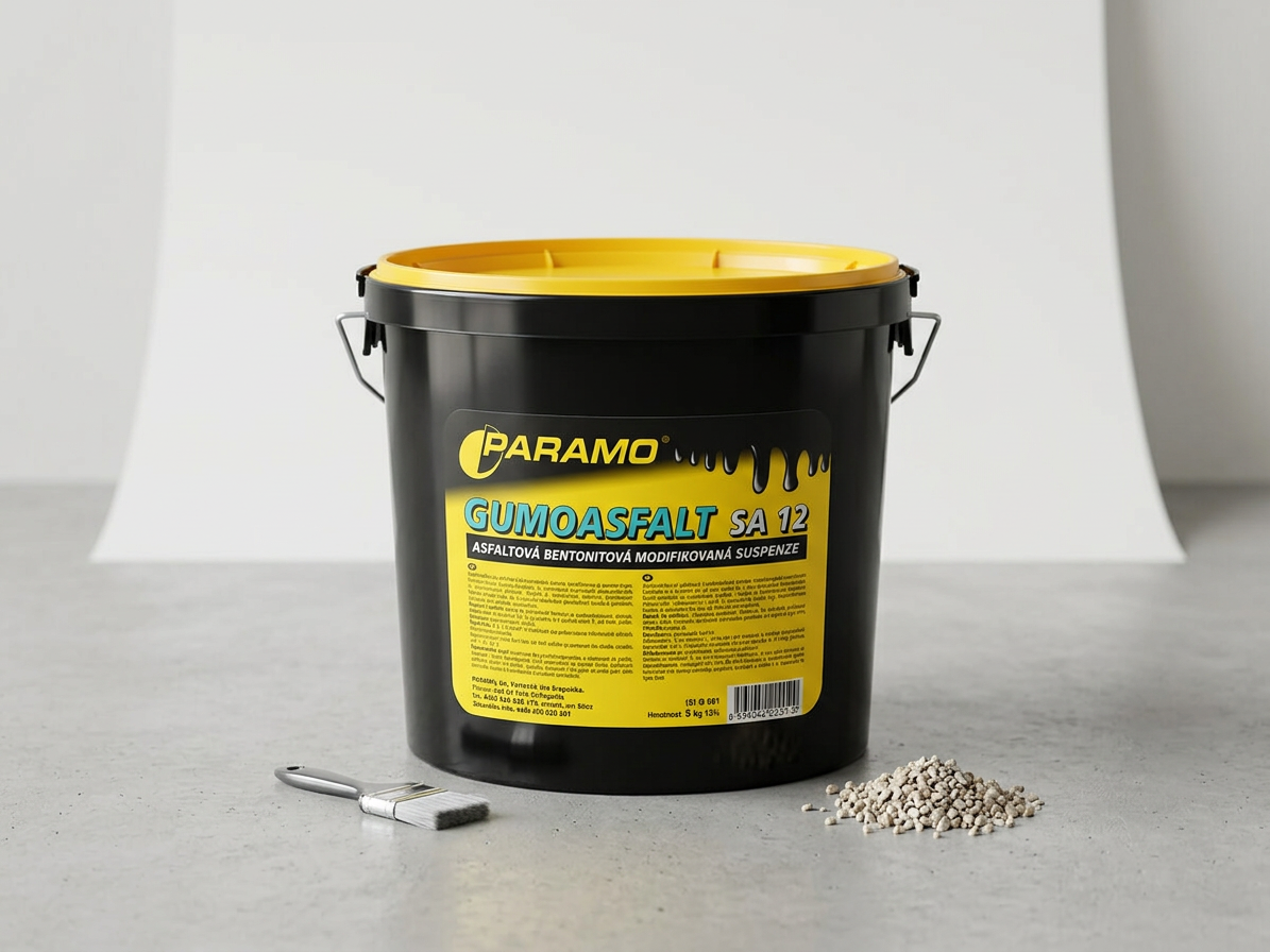 Suspenze asfaltová gumoasfalt SA 12 – 5 kg černá