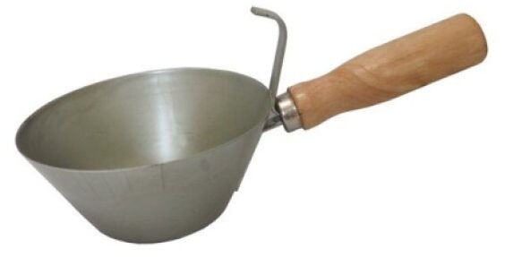 Naběračka s rukojetí pozinkovaná 180 mm
