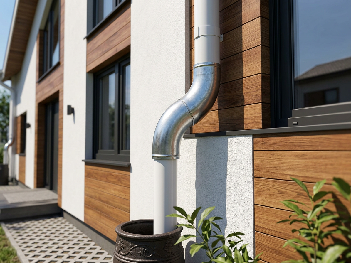 Koleno jednodílné FeZn Zambelli 72° průměr 80 mm