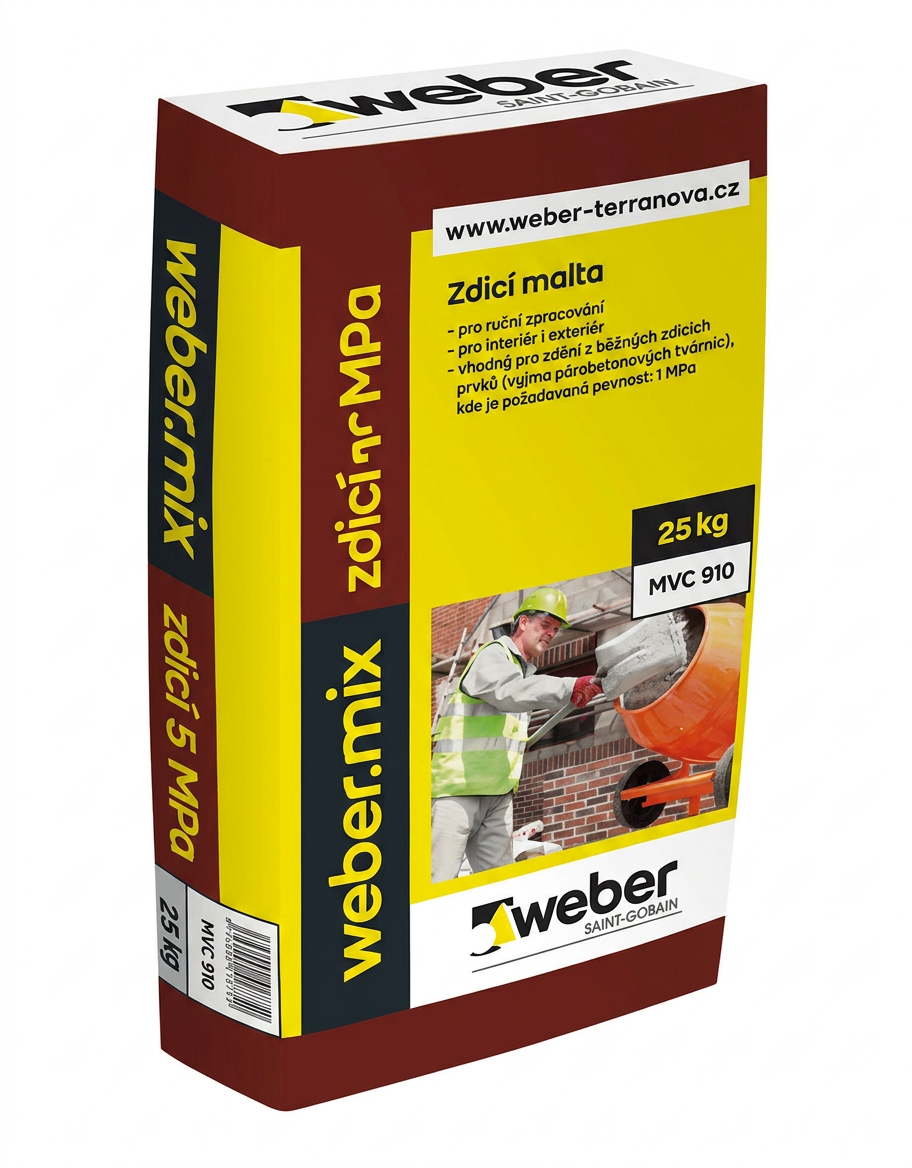 Zdící malta webermix 10 MPa 25 kg