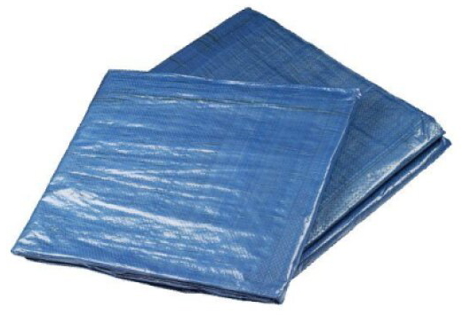 Zakrývací plachta s kovovými oky STANDARD 6 × 10 m 60 g/m²