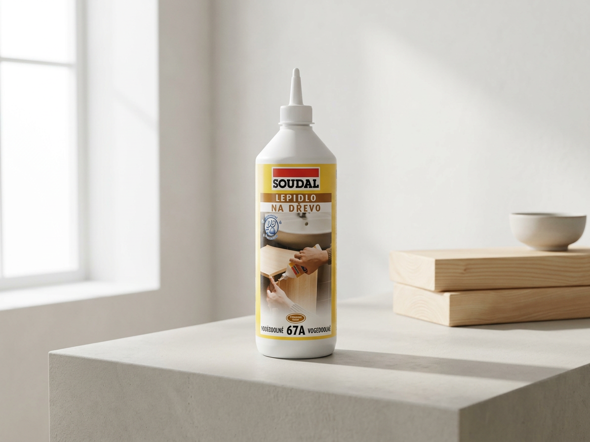 Lepidlo na dřevo Soudal 67A vodostálé 750 g