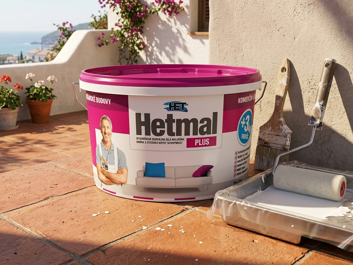 Malba interiérová HET Hetmal Plus bílá 15+3 kg