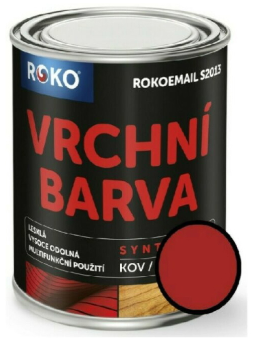 Email vrchní Rokoemail S2013 červeň ruměl. tmavá 3 l