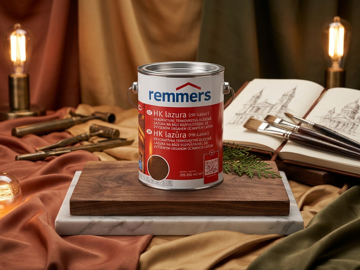 Lazura tenkovrstvá Remmers HK lazura palisander 5 l