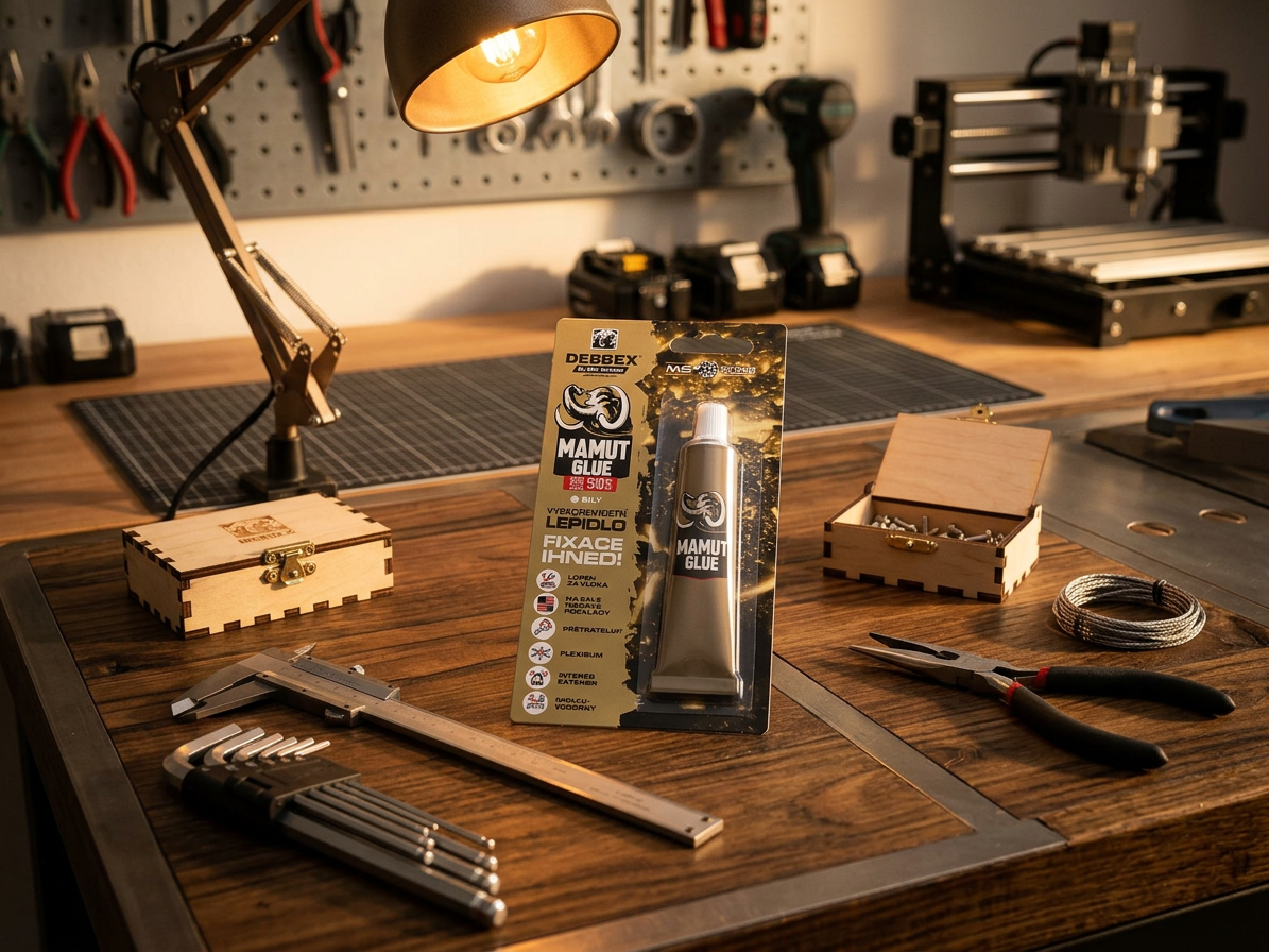 Lepidlo Den Braven MAMUT GLUE High Tack bílé 25 ml