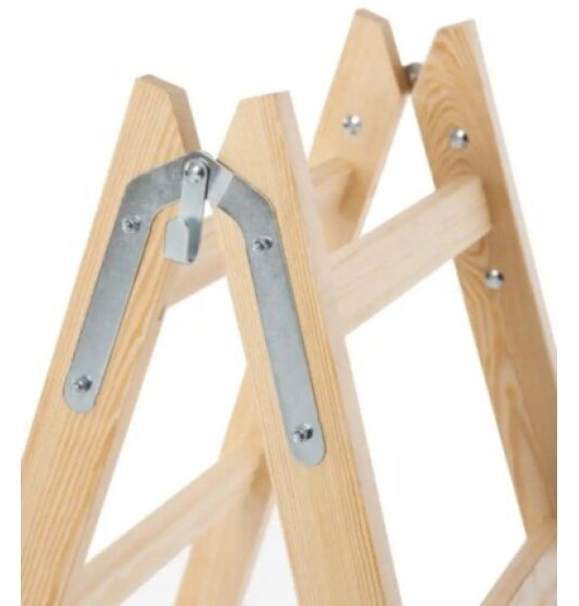Štafle malířské dřevěné 2 x 4 příčky