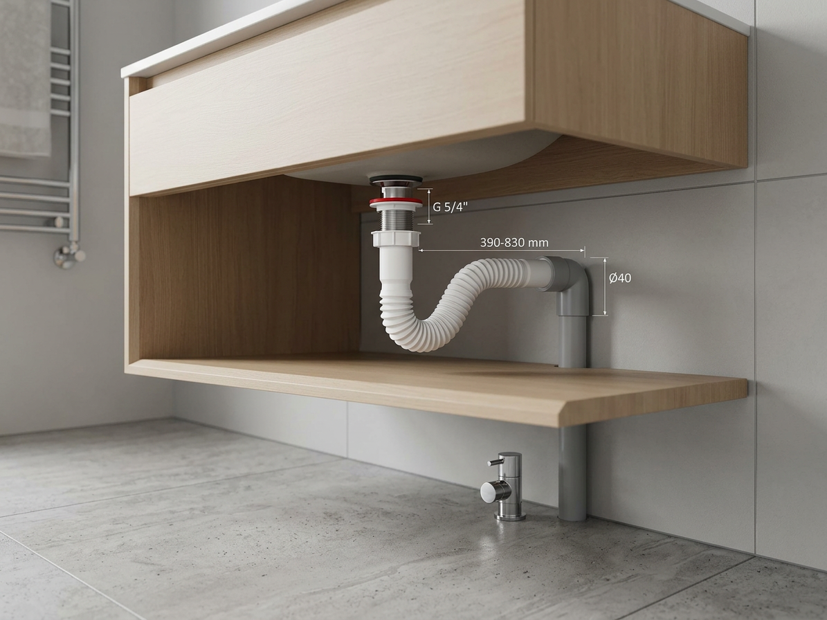 Připojení flexi Alcadrain A750 Premium 5/4"×32/40 plastová matka