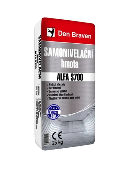 Samonivelační hmota na podlahy ALFA S700 25 kg