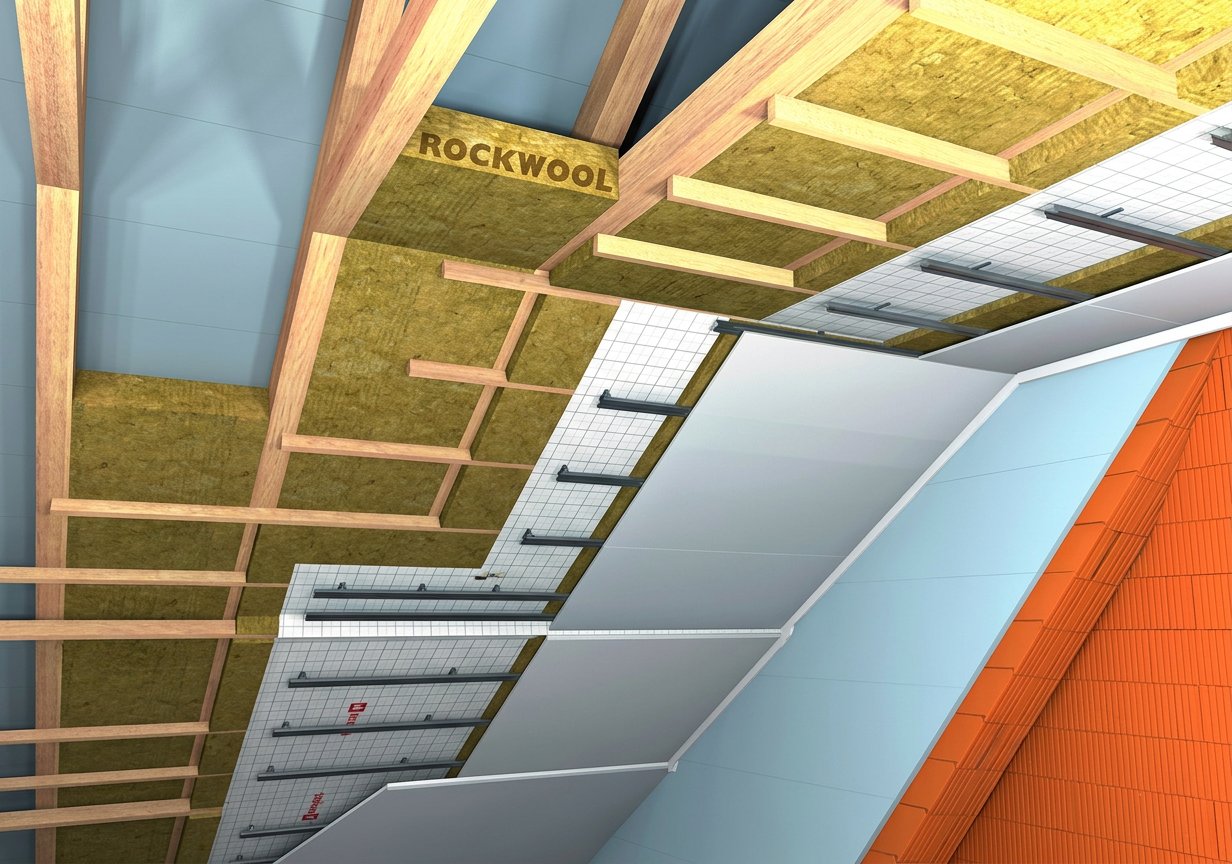 Tepelná izolace ROCKWOOL Rockmin Plus 60 mm (9,15 m²/bal.)