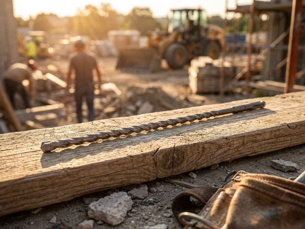 Vrták SDS + s vidiovým křížovým hrotem pro zdivo a beton 8 x 450 mm
