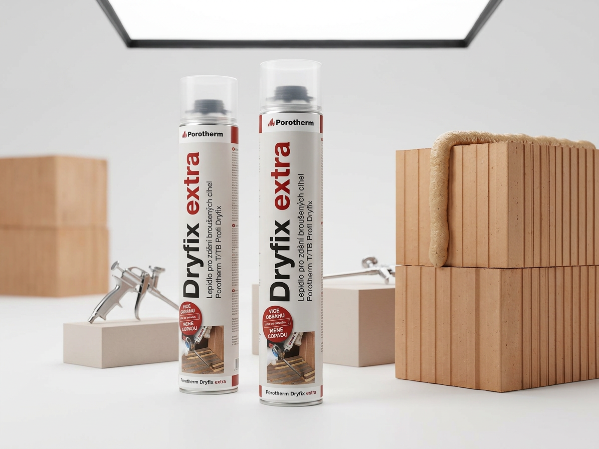 Pěna zdicí Porotherm Dryfix extra 810 ml