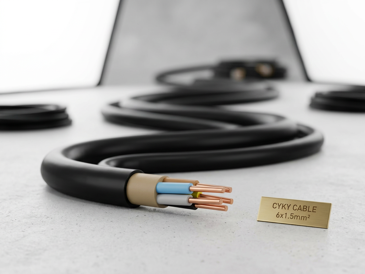 Kabel CYKY-J 5× 2,5 RE (15 m/bal.)