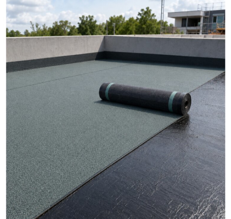 Asfaltový pás ELASTOBIT PV TOP 42 modrozelený 7,5 m²/role