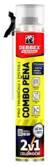 Pěna Combo DEBBEX celoroční 2v1 – 750 ml