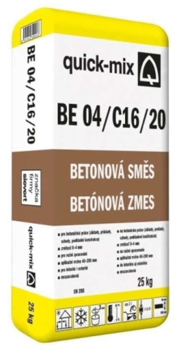 Beton C 16/20 Sakret/Quick-mix BE 25 kg