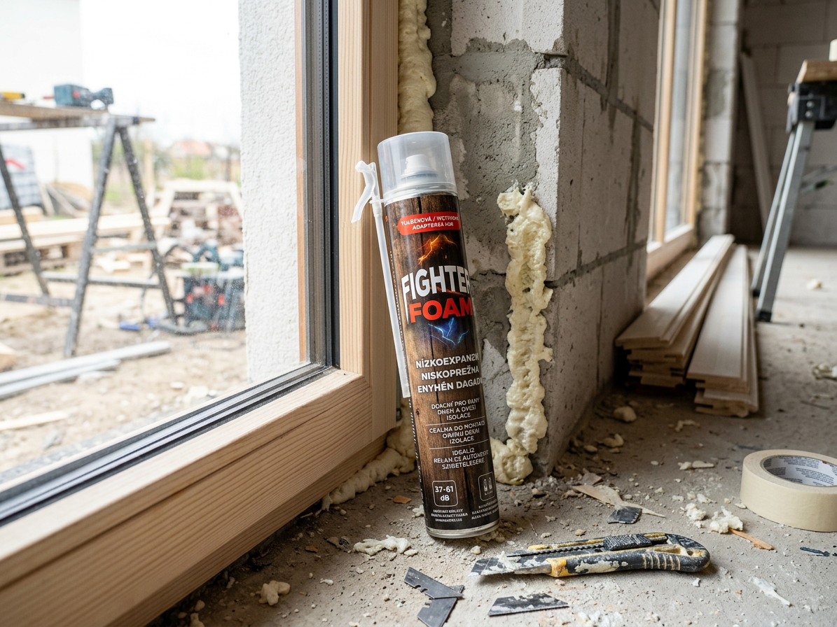 Pěna nízkoexpanzní trubičková FIGHTER 750 ml